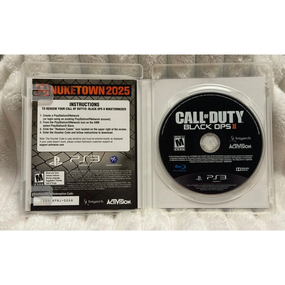 Call of Duty Black Ops II PS3 PlayStation 3 CIB w/ Nuketown 2025 Insert
